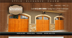 Desktop Screenshot of creativedoordesign.com